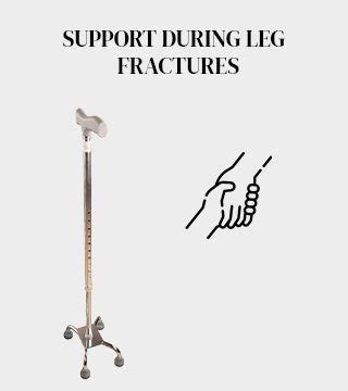 Quadripod Walking Stick India | Buy JSB W11 Online