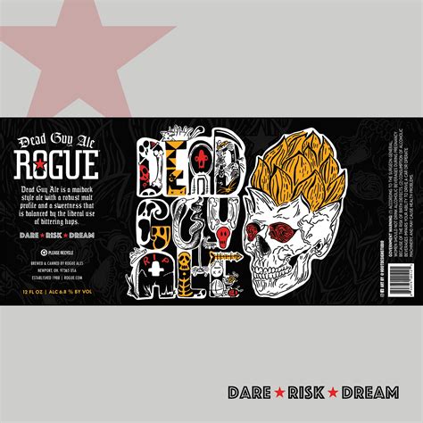 Dead Guy Ale - Rogue Beer Label on Behance