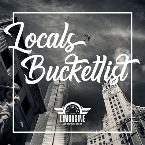 The Chicago 2020 Bucket List for Locals | West Suburban Limousine