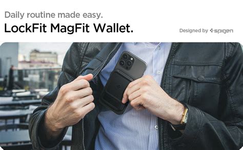 Spigen Lock Fit (Magfit) Magnetic Card Holder up to 6 Cards, Unisex ...