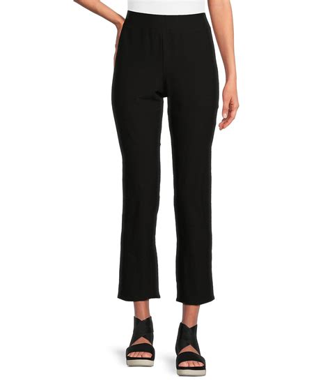Eileen Fisher Petite Size Stretch Crepe Flat Front Crop Skinny Leg ...