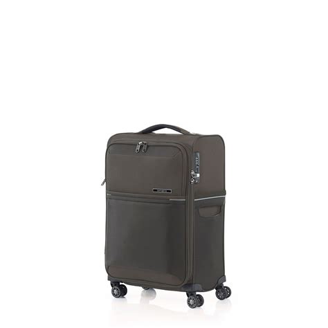 Samsonite 73h Spinner 55 20 Unisex Platin Grey Cabin Luggage