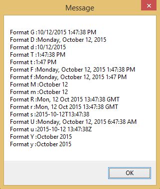 Image result for C# .Net Framework Visual Date and Time