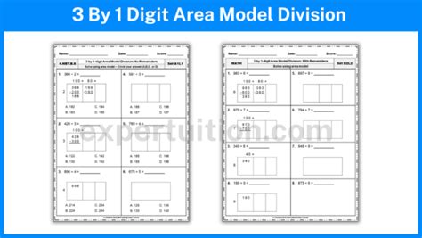 Image result for Area Model Division Example