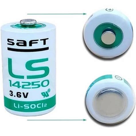 Saft Battery - 100% Original Company 10 X Saft Ls 14250ls14250 C 1/2 Aa ...