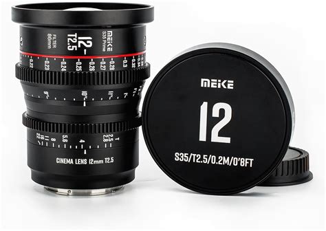 Amazon.com : MEKE 12mm T2.5 Super 35 Prime Manual Focus Cinema Lens for ...