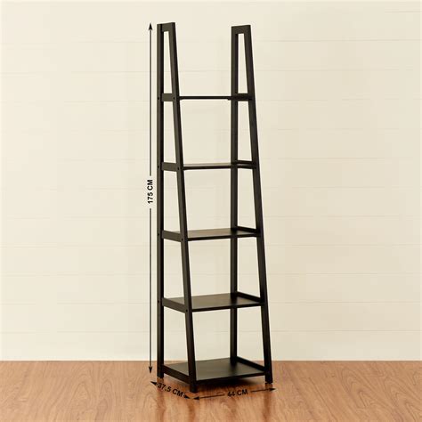 Buy Frost Nxt 5-Tier Book Shelf - Black from Home Centre at just INR 3330.0