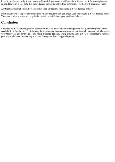 PPT - Step-by-Step Guidelines: How to Inspect Your Mastercard Gift Card ...