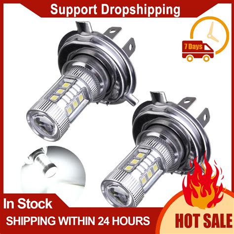 Super Bright H7 H4 H11 80W LED Car Headlight Bulb Conversion Kit Canbus Error Free Bulb 4000LM ...