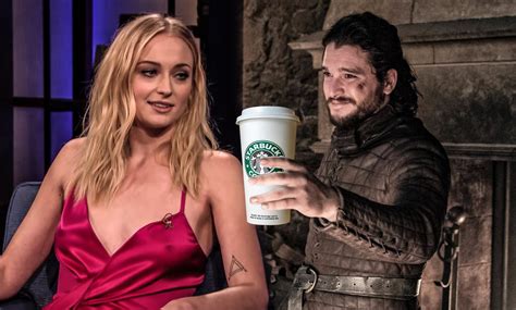 Sophie Turner Is Certain Kit Harington Is Responsible For The Coffee ...