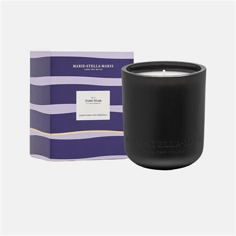 Marie-Stella-Maris Scented Candle – N° 11 Violet muse - Design Oostende