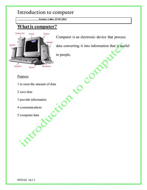 Image result for Introduction to Computer Book