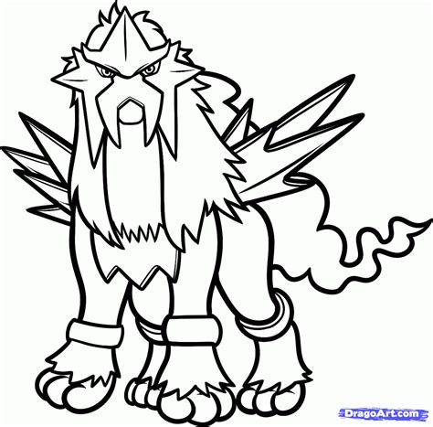 Legendary Pokemon Coloring Pages