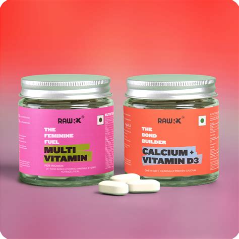 Algae Calcium & Vitamin D3 (30 Tablets) + Women's Multivitamin (30 Tab ...