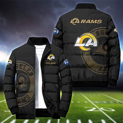 Los Angeles Rams Sport Personalized Outdoor Coat Puffer Jacket ETHY-52 ...