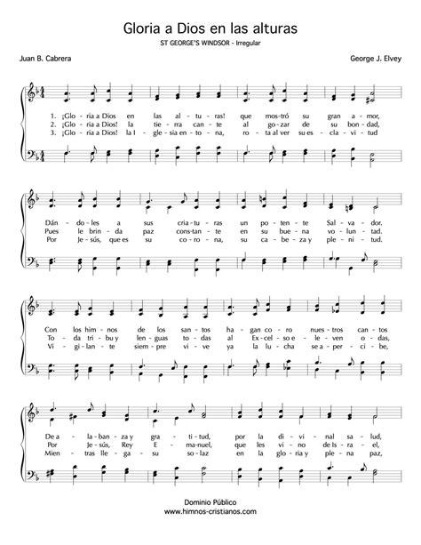 Gloria a Dios en las alturas - Himnos Cristianos