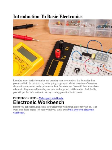 Image result for Basic Electronics Circuilt Introduction