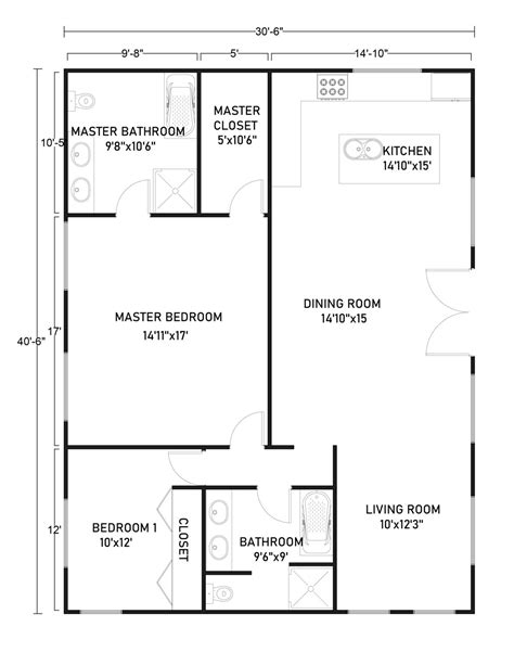 12 Favorite 30x40 Barndominium Floor Plans