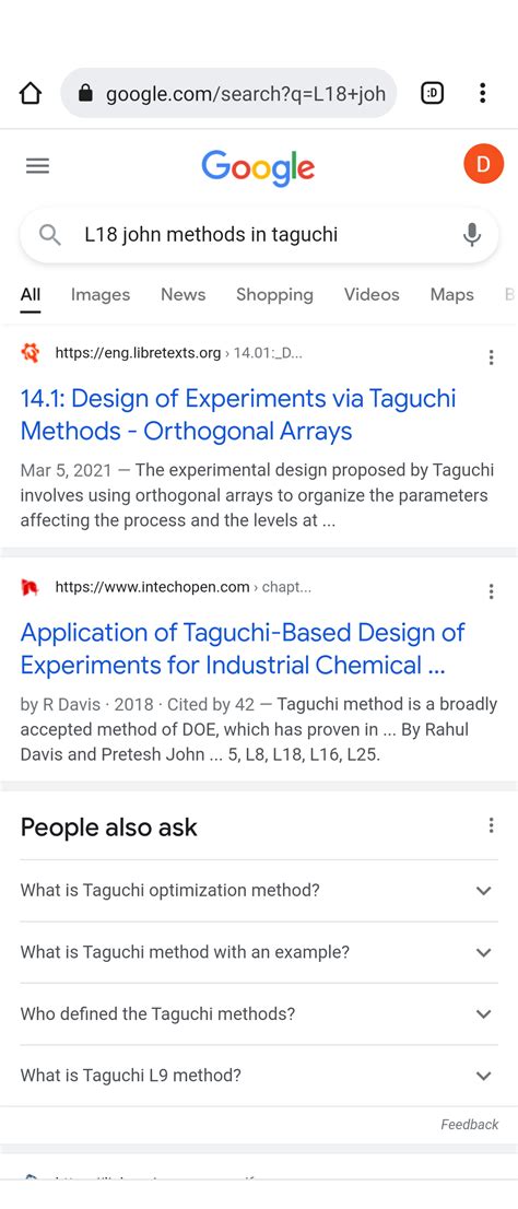 Taguchi Method Examples 的图像结果