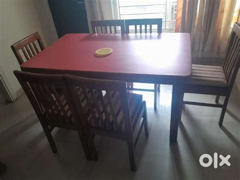 Six Seater sagun wooden dining set 6 chairs 2015 in v good condition ...