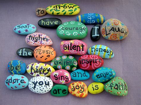 My newest "inspirational" rocks I painted. | Rock crafts, Painted rocks ...