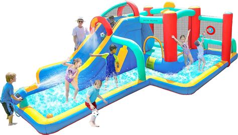 Doctor Dolphin Inflatable Water Slides for Kids, India | Ubuy