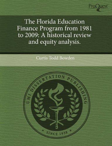 Buy The Florida Education Finance Program from 1981 to 2009: A ...