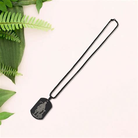 Hanuman Chalisa Locket Pendant Stainless Steel Necklace – BUYZO