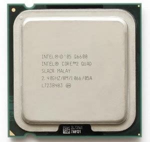 Intel CORE 2 QUAD Q6600 PROCESSOR 2.4 GHz LGA 775 Socket 4 Cores ...