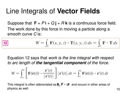Line Integrals of Vector Fields Examples 的图像结果