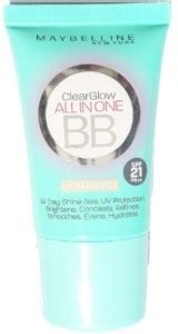 MAYBELLINE NEW YORK clearglow all in one bb cream 02 radiance - Price ...