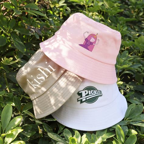 Personalized Bucket Hats, Custom Text/logo Design, Floppy Hat ...