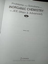 Buy Problems & Solutions in Inorganic Chemistry for JEE (Mains ...