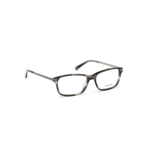 Buy Guess Rectangular Grey Eyeglasses GU1986 55 020 Online