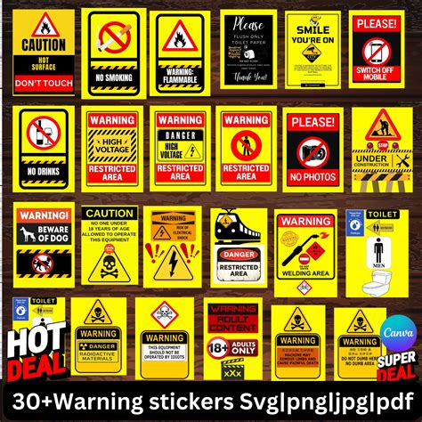 Warning Sign Stickers 的图像结果