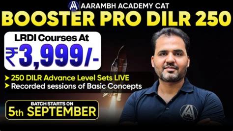DILR 250 Booster Pro for CAT 2025