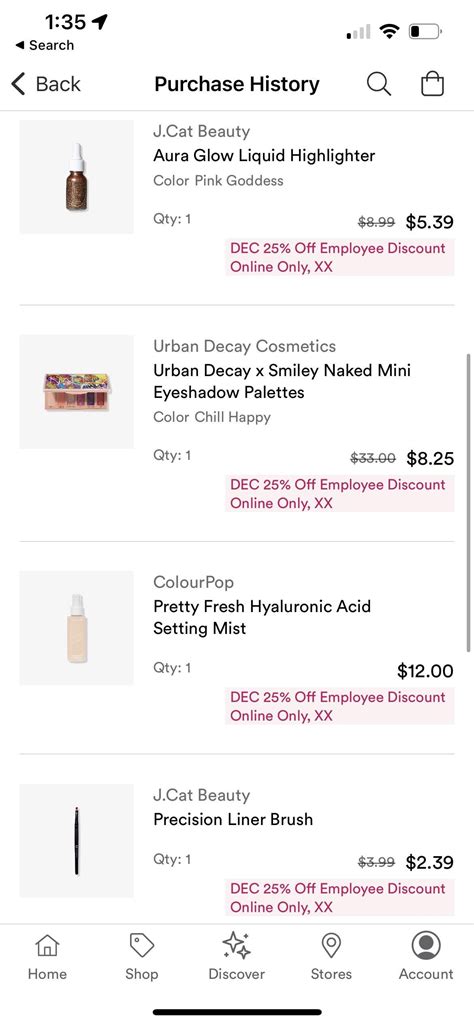 Really happy with the sales and my employee discount added on top! : r/Ulta