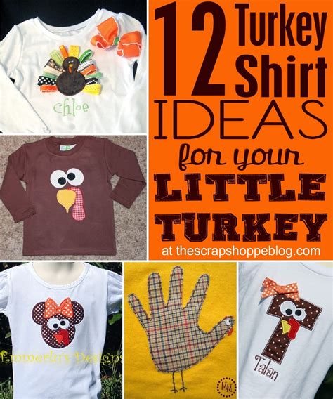 12 Turkey Shirt Ideas for Thanksgiving - The Scrap Shoppe