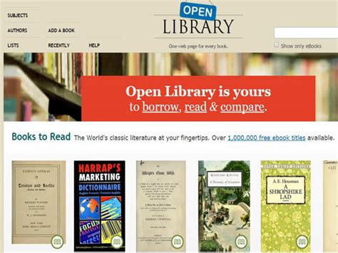 Open Library - 7 easy e-book destinations for book lovers | The ...