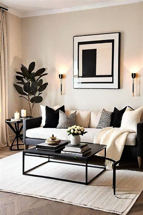 25 Black and Cream Living Room Ideas to Elevate Your Home – Roomy Retreat