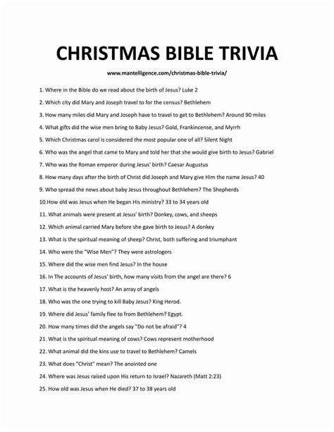 Christmas Story Facts Bible at Mary Spurr blog