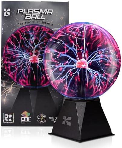 Plasma Ball -7.5 Inch - Nebula, Thunder Lightning, Plug-In - For ...