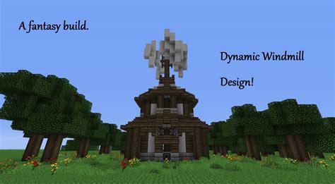 [MEDIEVAL/FANTASY] windmill design. Minecraft Map