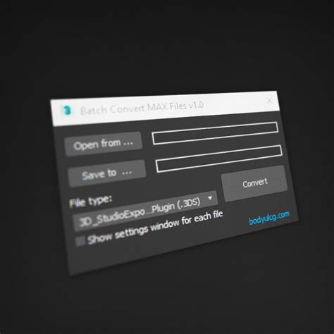 Convert Max File to PDF 的图像结果