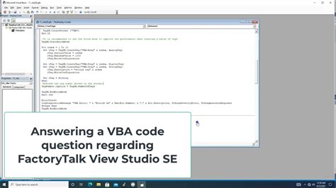 Image result for Ft. View Studio VBA Code for Data Log