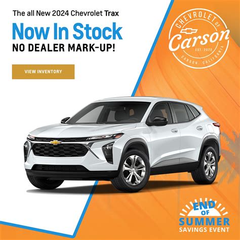 New Vehicle Specials | Chevrolet of Carson