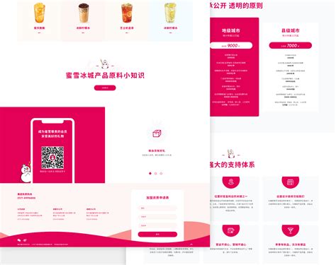 蜜雪冰城品牌网站|郑州两岸企业管理|河南大咖食品|郑州宝岛商贸有限公司-素马设计作品