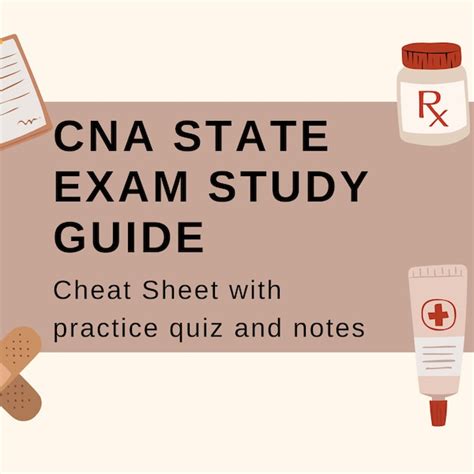 Buy Cna State Test Cheat Sheet Online In India - Etsy India