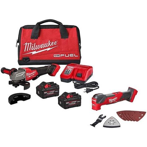 Milwaukee Tool M18 FUEL Grinder Kit+M18 FUEL Multi-Tool 3670-22, 2836 ...