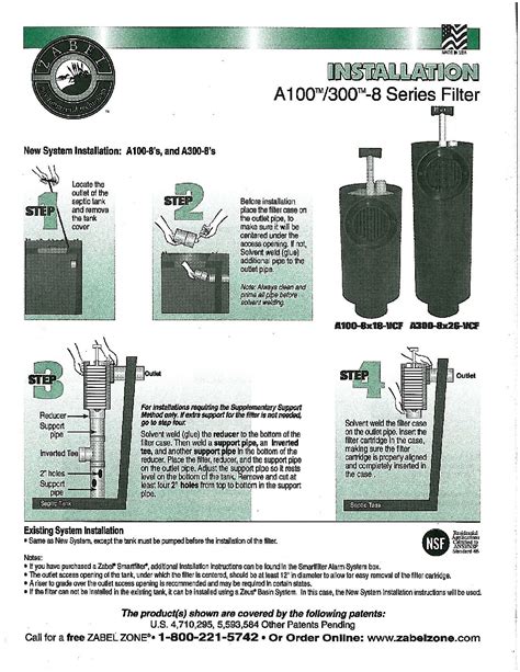 A100 12x20 Zabel Effluent Filter - Polylok